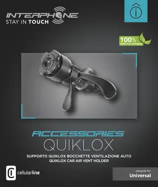 Interphone Quiklox Car Air Vent Holder