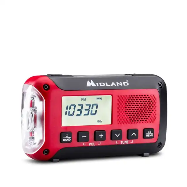 Midland E+Ready 250BT Emergency Radio Bluetooth Speaker 
