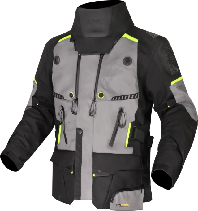 LS2 MC-Jakke Apollo Grå/Rød 