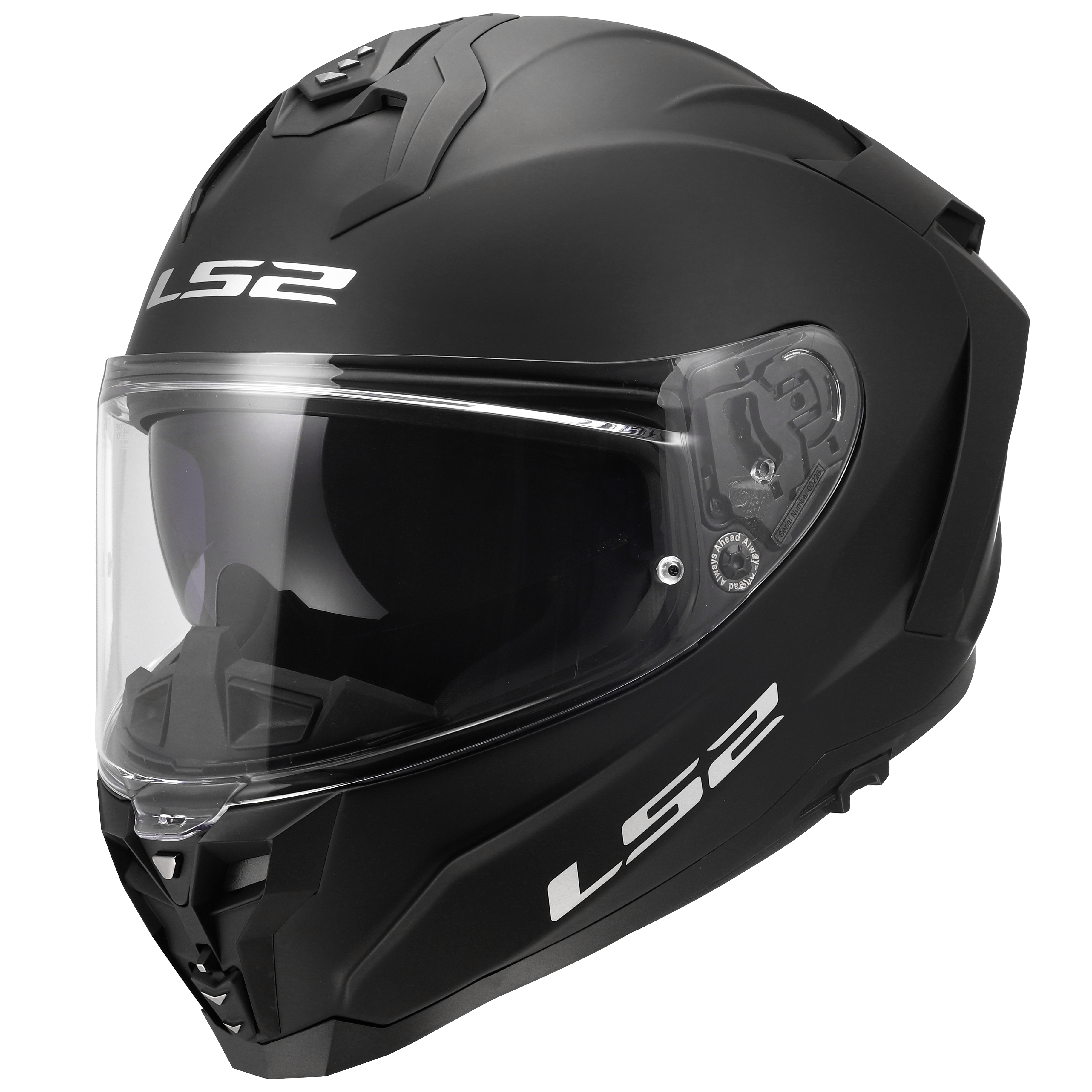 LS2 MC-Hjelm FF817 Challenger II Matt Svart 