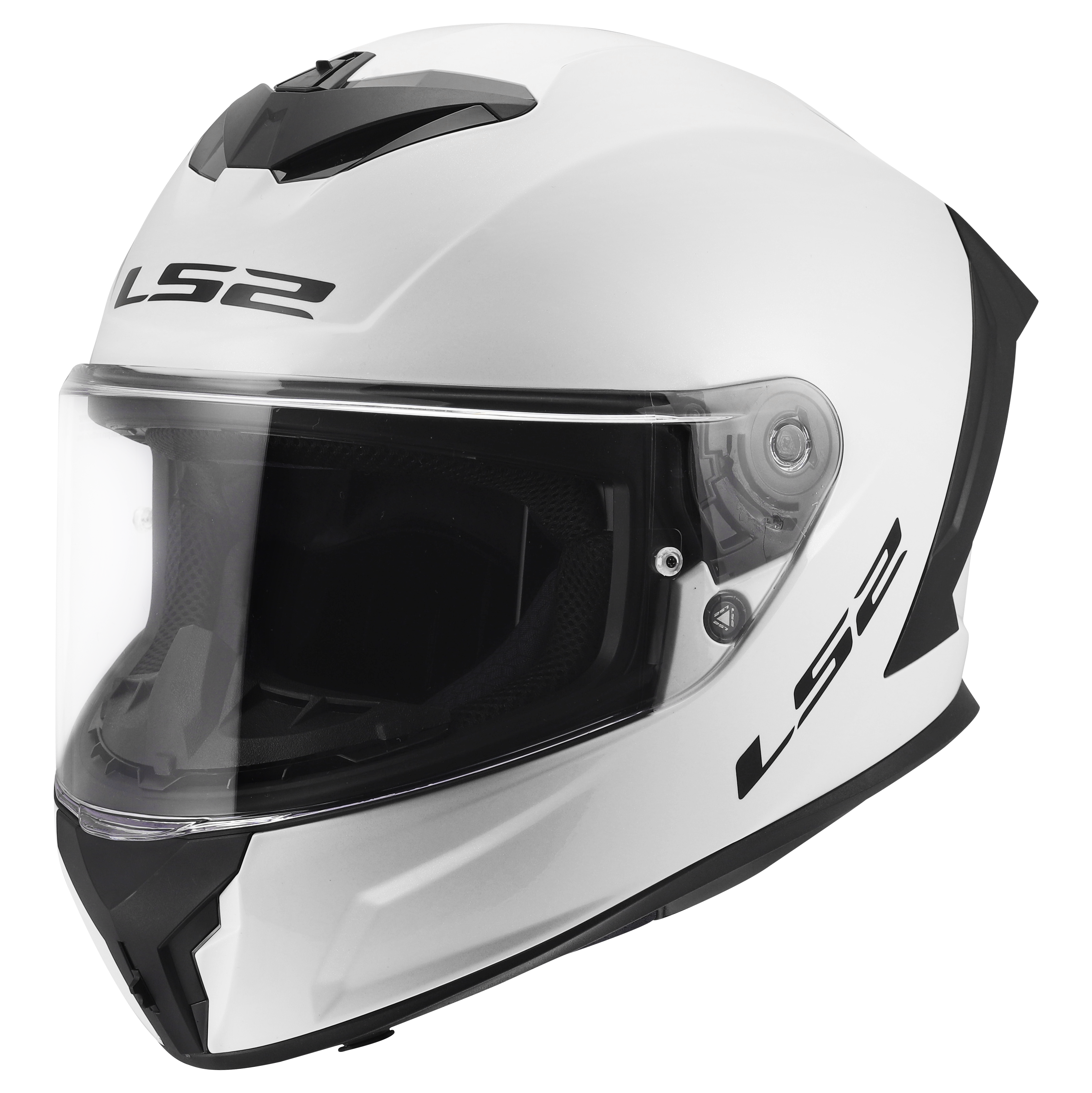 LS2 MC-Hjelm FF820 Rapid III Gloss Hvit 