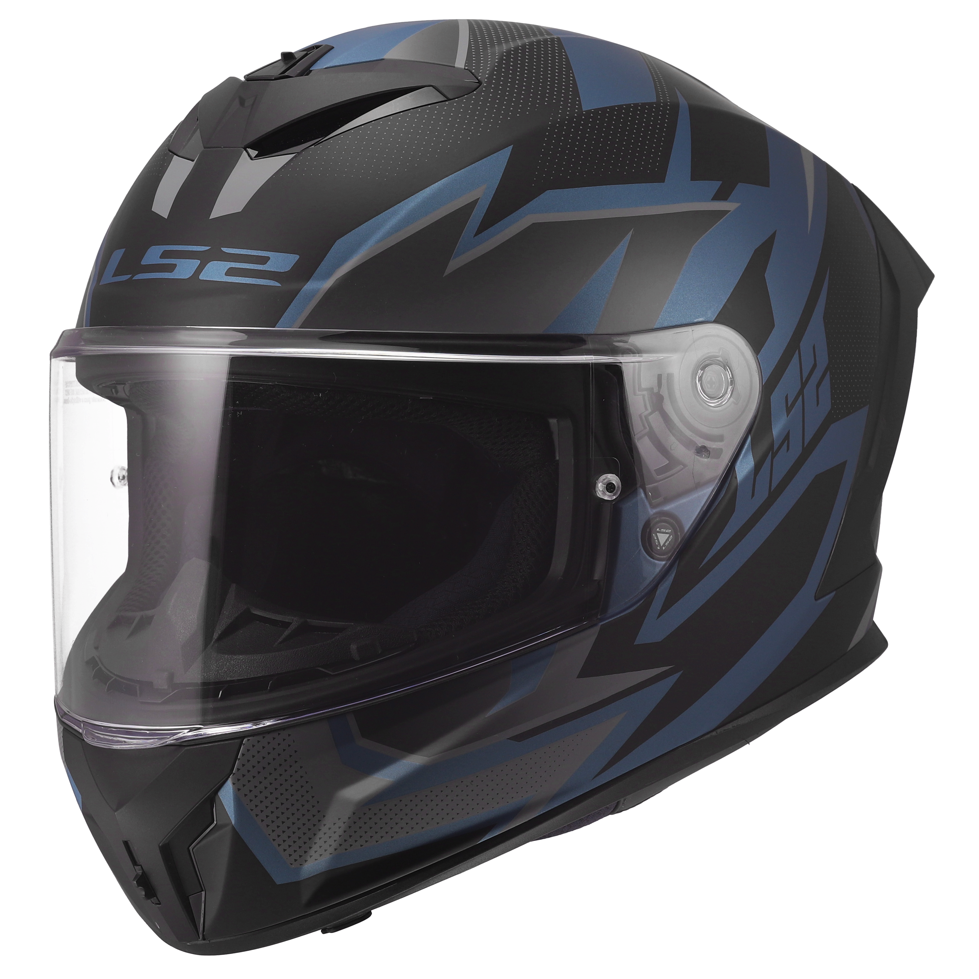 LS2 MC-Hjelm FF820 Rapid III Xtrem Blå Petrol XL