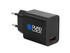 QUAD LOCK Power Adaptor - USB EU Type A QUADL 18W POWER ADAPT EU STAND (TYPE C)