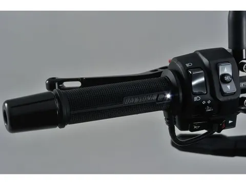 DAYTONA SLIM varmeholker 22,2mm styre L120mm Built in 4-level LED/switch 