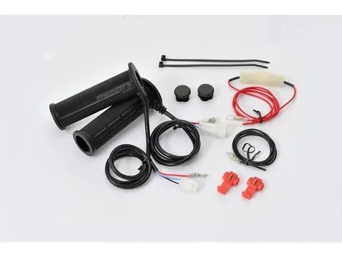 DAYTONA SLIM varmeholker 22,2mm styre L120mm Built in 4-level LED/switch 