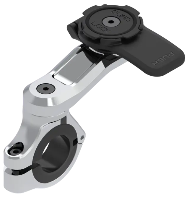 QUAD LOCK Pro Chrome Handlebar Mount QUADL HANDLEBAR MOUNT PRO CHROME 