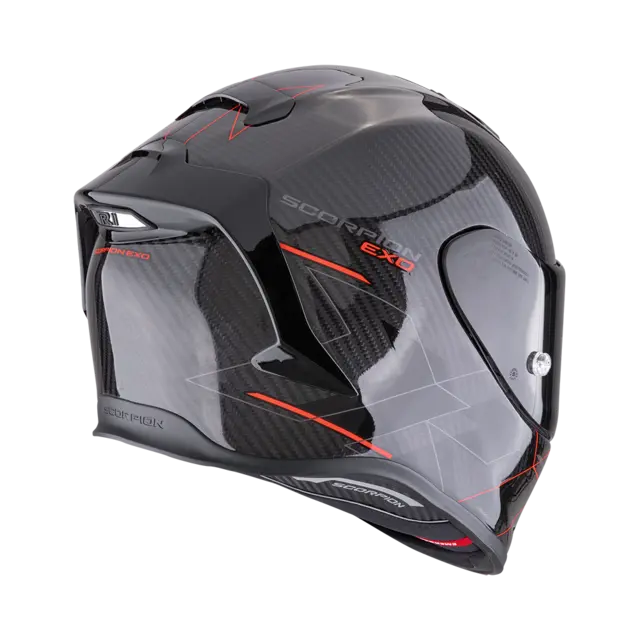 Scorpion EXO-R1 Evo Carbon Cynergy EXO-R1 EVO CARBON AIR CYNERGY Sort/Rød 