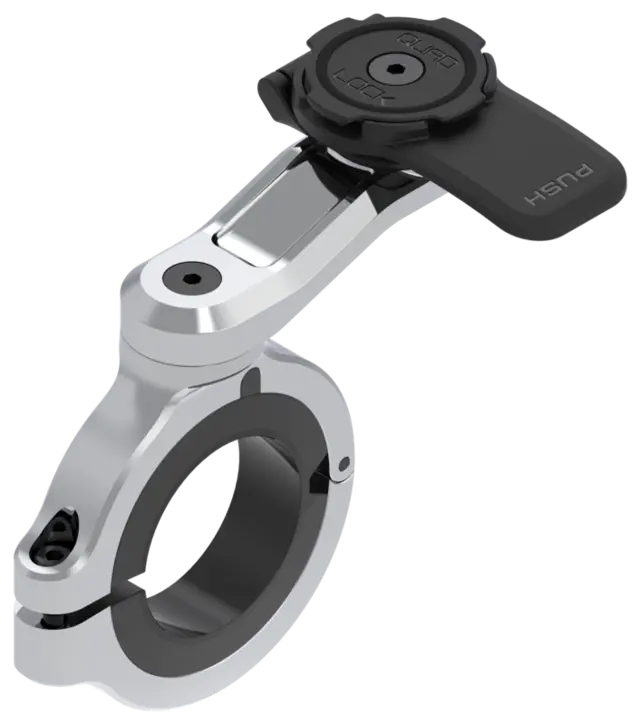 QUAD LOCK Pro Chrome Mount - Large QUADL HANDLEBAR MOUNT PRO CHROME - LARGE 