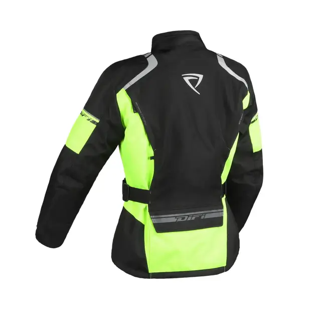 Difi Navigator Damejakke Gul/Sort Veldig behagelig og god tekstiljakke! 