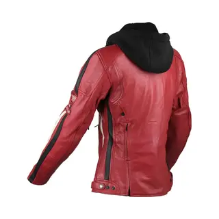 Difi Jolene3 Skinnjakke Dame Rød Ny kul og myk skinnjakke fra Difi!