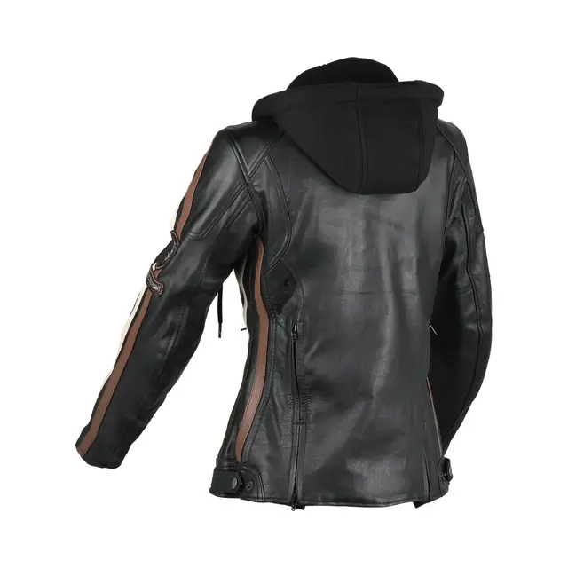 Difi Jolene3 Skinnjakke Dame Sortbrun Ny kul og myk skinnjakke fra Difi! 