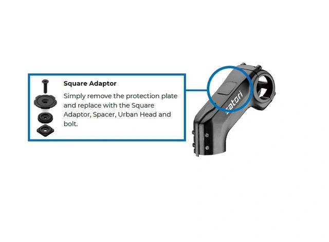QUAD LOCK Stem Adapter For Bicycles QUADL LOCK URBAN STEM ADAPTOR 