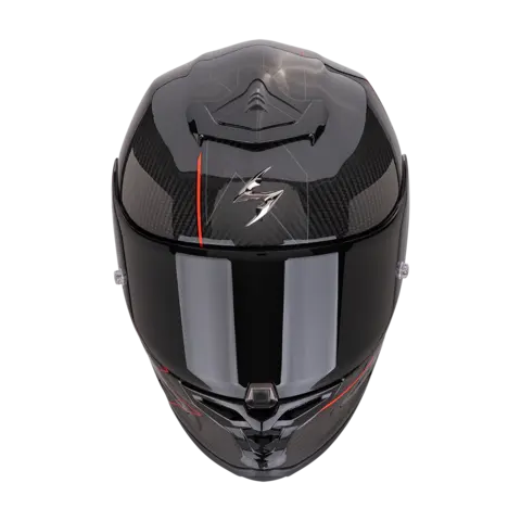 Scorpion EXO-R1 Evo Carbon Cynergy EXO-R1 EVO CARBON AIR CYNERGY Sort/Rød