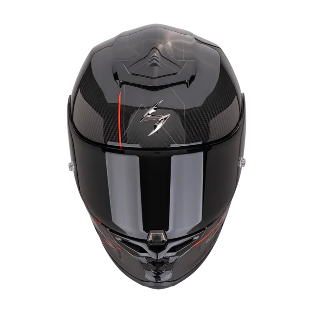 Scorpion EXO-R1 Evo Carbon Cynergy EXO-R1 EVO CARBON AIR CYNERGY Sort/Rød 