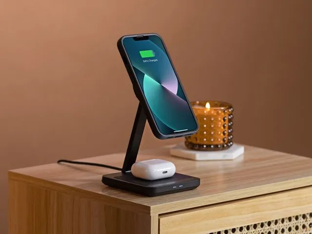 QUAD LOCK MAG Dual Wireless Charger QUADL DUAL DESKTOP WIRELESS CHARGER 