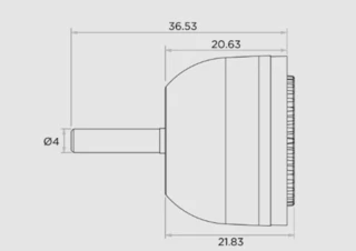 QUAD LOCK 360 Head - MAG™ Head QUADL REPLACEMENT 360 TO GIMBAL ADAPTER