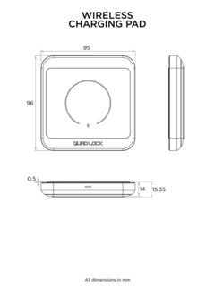 QUAD LOCK MAG Wireless Charging Pad QUADL WIRELESS CHARGING PAD