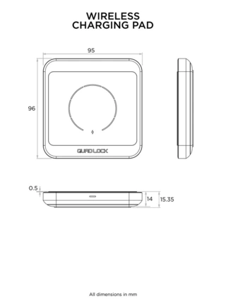QUAD LOCK MAG Wireless Charging Pad QUADL WIRELESS CHARGING PAD