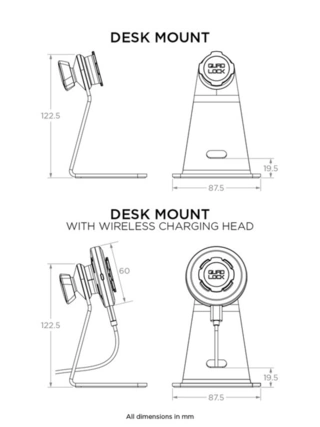 QUAD LOCK Desk Mount QUADL DESK MOUNT