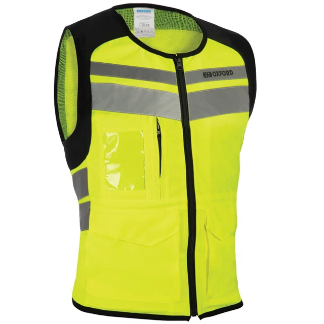 Oxford Utility Bright Top Fluor Veldig synlig of fin refleksvest! 