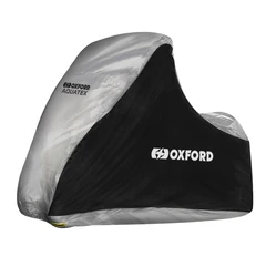Oxford Aquatex MP3 - Black/Silver Veldig bra MC-Trekk til 3-Hjulere
