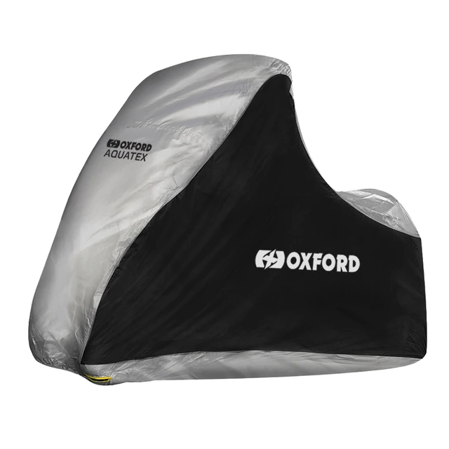 Oxford Aquatex MP3 - Black/Silver Veldig bra MC-Trekk til 3-Hjulere 