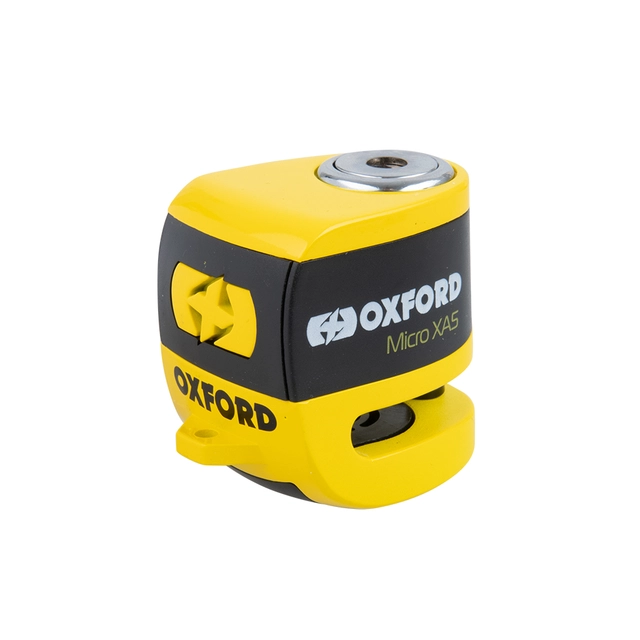 Oxford Micro XA5 Disc Lock Yellow/Black Micro XA5 Disc Lock Yellow/Black 