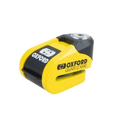 Oxford Quartz XA10  Lock Yellow/Black Quartz XA10 Disc Lock Yellow/Black