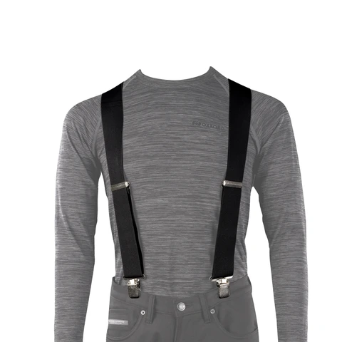 Oxford Riggers - Braces Black Sterke bukseseler i forskjellige mønstre