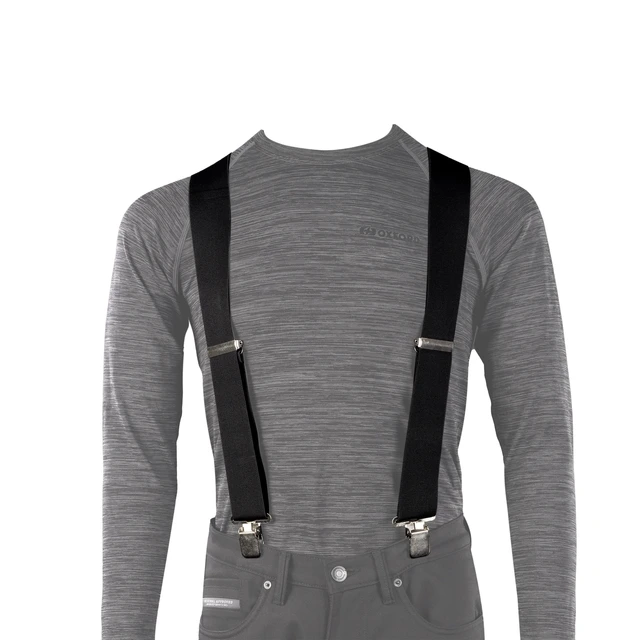 Oxford Riggers - Braces Black Sterke bukseseler i forskjellige mønstre 