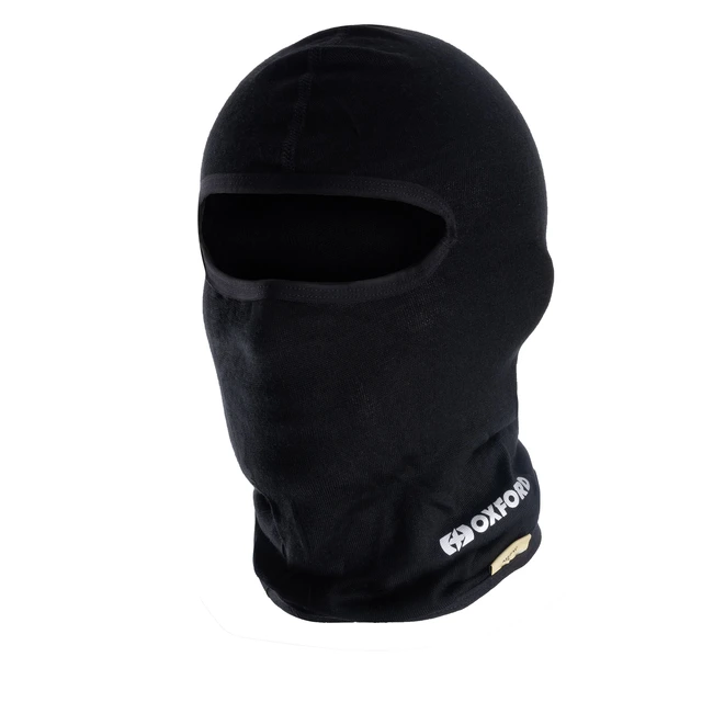 Oxford Deluxe Balaclava Merino Blk Deilig Balaklava i Merinoull 