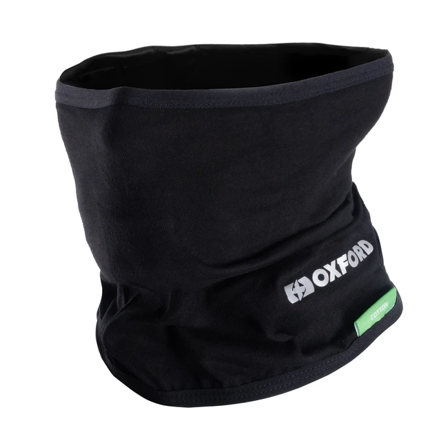 Oxford Neck Tube Cotton Blk Kjempebehagelig bommulshalsvarmer 