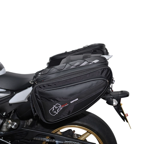 Oxford P50R Panniers - Black Allsidige sidevesker