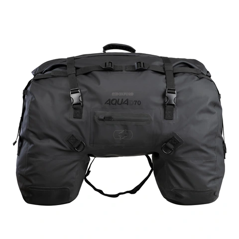 Oxford AQUA D-70 Duffle Bag Black Praktisk 70L til bak på sykkelen