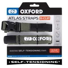 Oxford Atlas B-Clip 26 x 2.0M  (Pair) Atlas B-Clip 26mm x 2.0M Lichen (Pair)