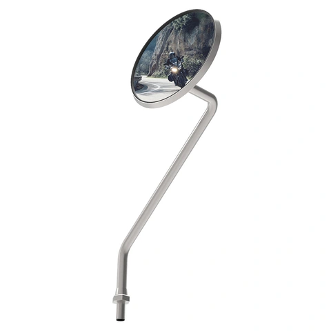 Oxford Mirror Chrome - Left Reservespeil som passer de fleste MC