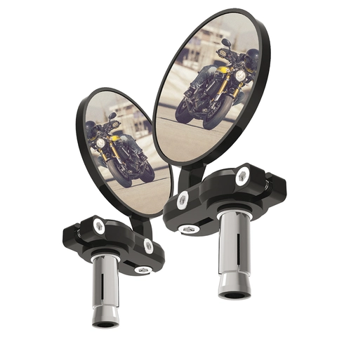 Oxford BarEnd Mirrors - Black Kult Bar-End Speil