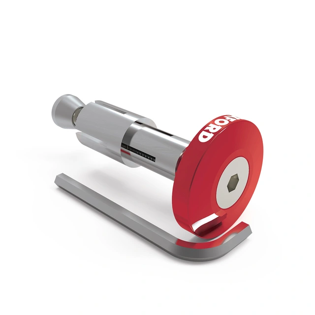 Oxford BarEnds 2 - Red Styreende med vekt 