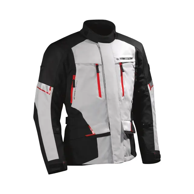 Difi Toronto Laminert Jakke Grå/Rød To-lags laminert allroundjakke fra Difi! 