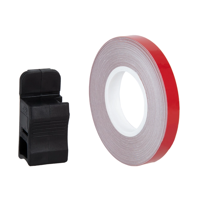 Oxford  Reflect  + Appl 7x6m Wheel Stripes Reflect Red + Appl 7mmx6m 