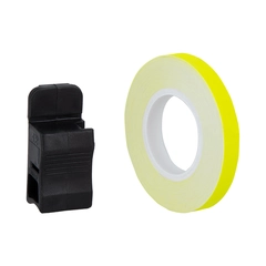 Oxford  Flo Yellow + Appl 7x6m Wheel Stripes Flo Yellow + Appl 7mmx6m
