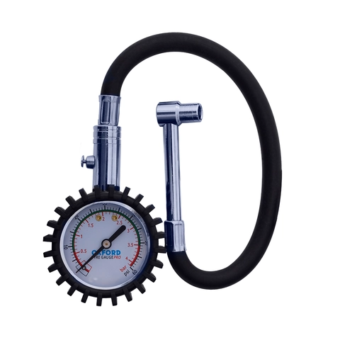 Oxford Tyre Gauge Pro (dial type)0-60psi Lufttrykkmåler fra Oxford