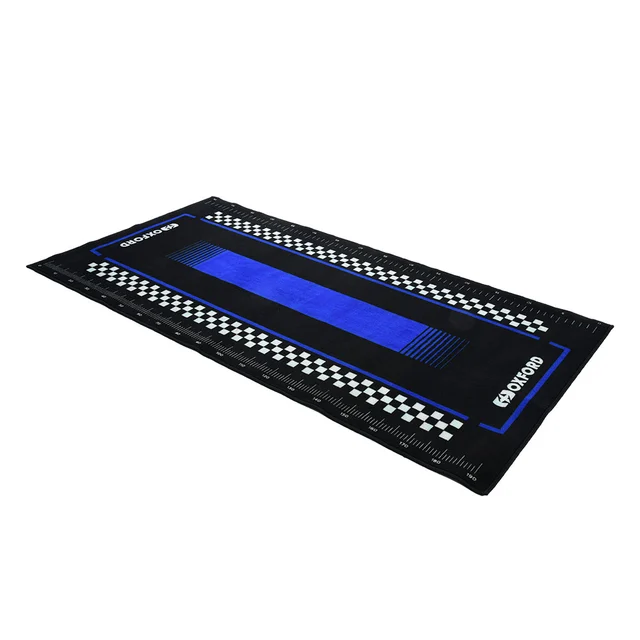 Oxford Workshop Mat Pitlane Yama Blue Glimrende Racing-Garsjematte til MC 