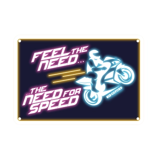 Oxford : Feel The Need … Garage Metal Sign: Feel The Need …