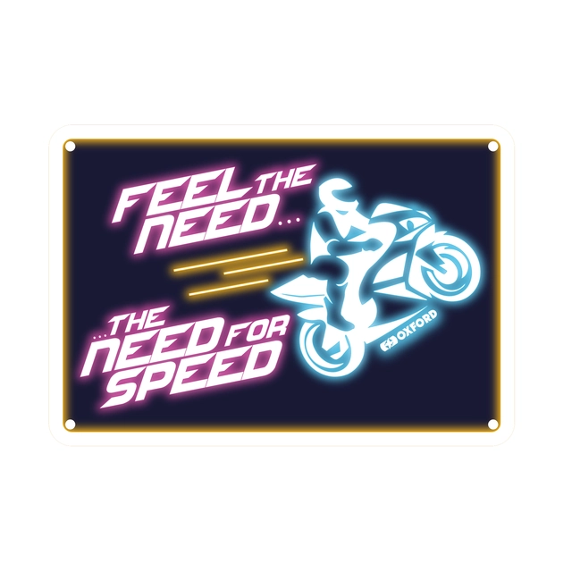 Oxford : Feel The Need … Garage Metal Sign: Feel The Need … 