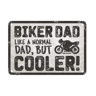Oxford : Biker Dad Cooler Garage Metal Sign: Biker Dad Cooler