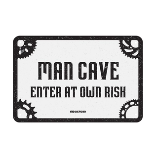 Oxford Garage Metal Sign: MAN CAVE Kult garasjeskilt til ditt verksted!