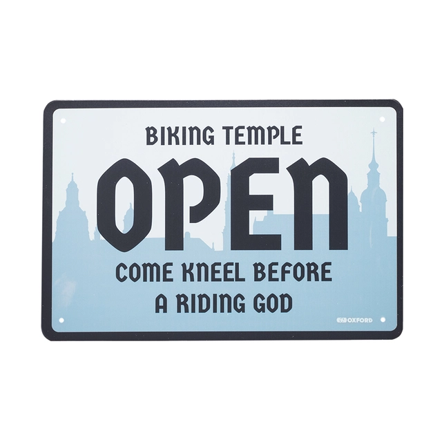 Oxford Garage Metal Sign: TEMPLE Kult garasjeskilt til ditt verksted! 