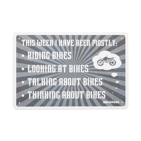 Oxford Garage Metal Sign: THIS WEEK Kult garasjeskilt til ditt verksted!