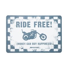 Oxford Garage Metal Sign: RIDE FREE Kult garasjeskilt til ditt verksted!